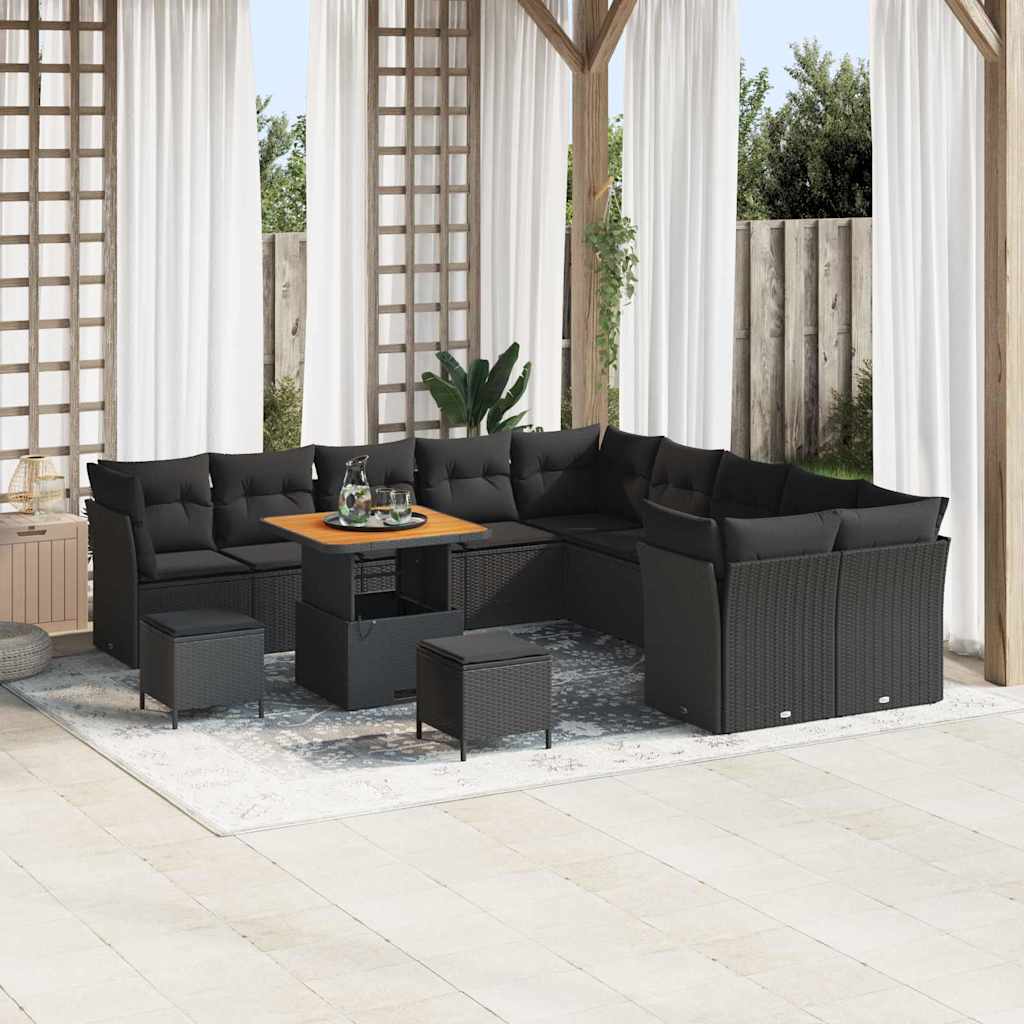 Tuin Sofa Set 13 Pcs Poly Rattan