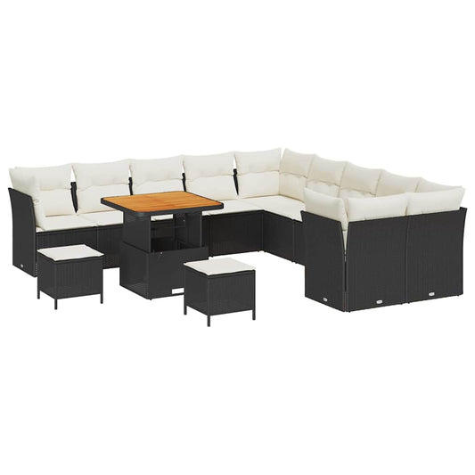 Tuin Sofa Set 13 Pcs Poly Rattan