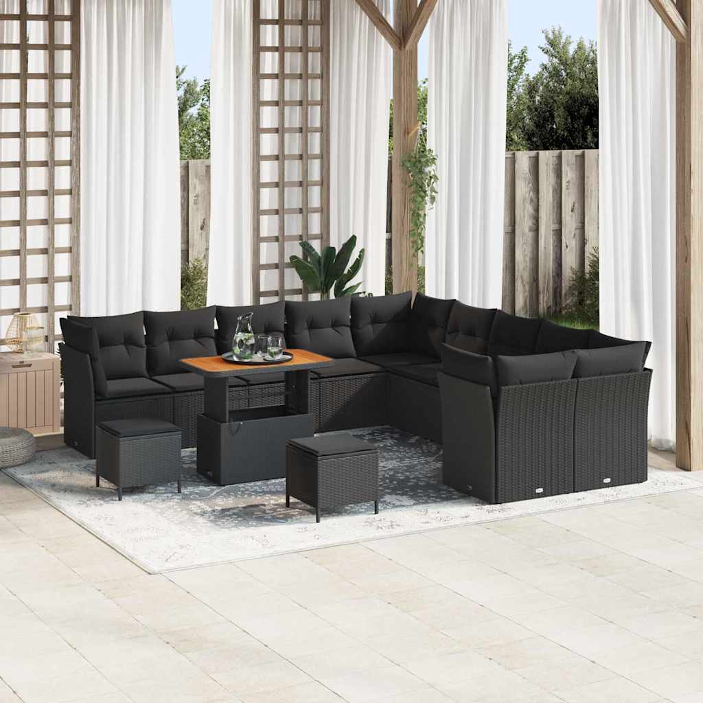 Tuin Sofa Set 13 Pcs Poly Rattan