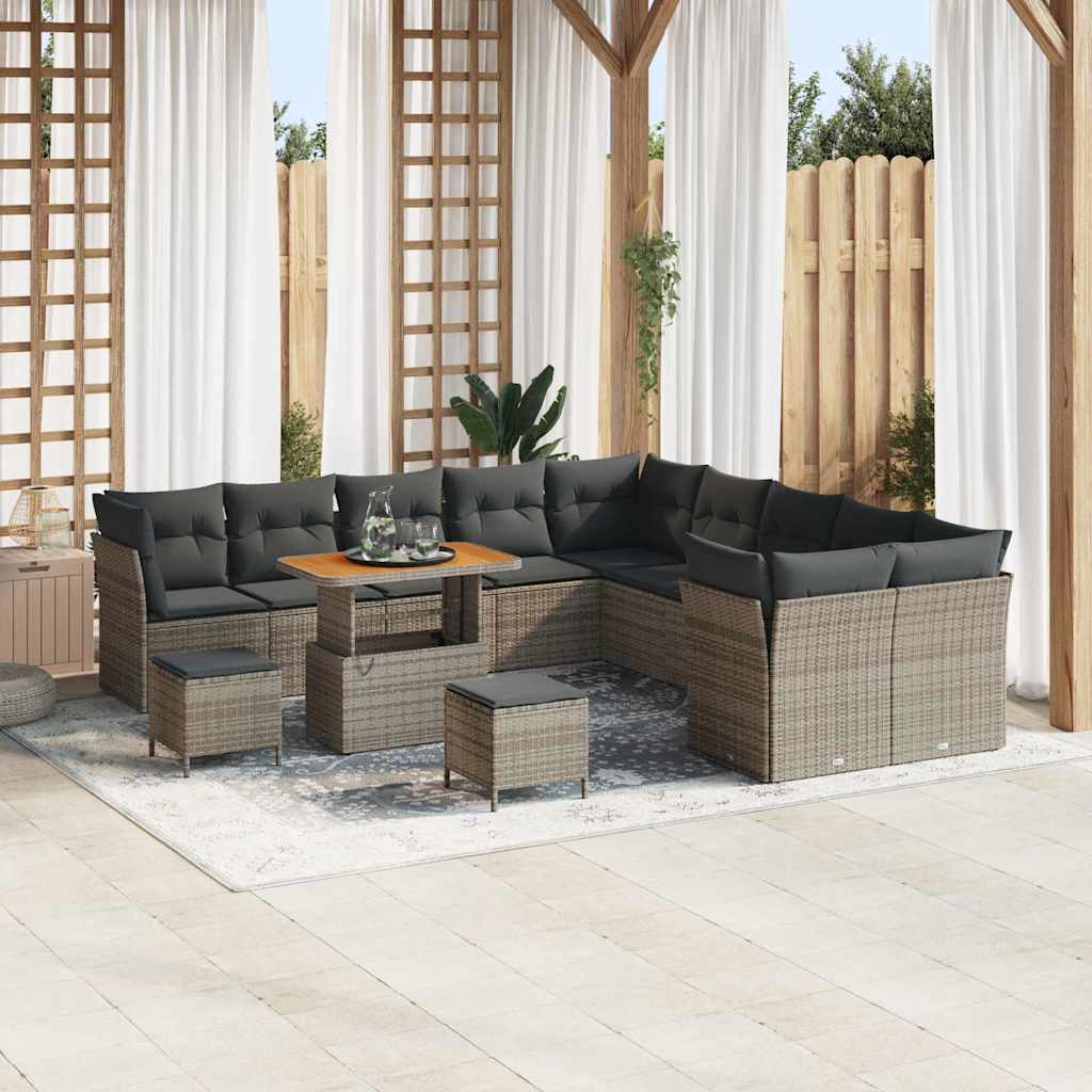 Tuin Sofa Set 13 Pcs Poly Rattan