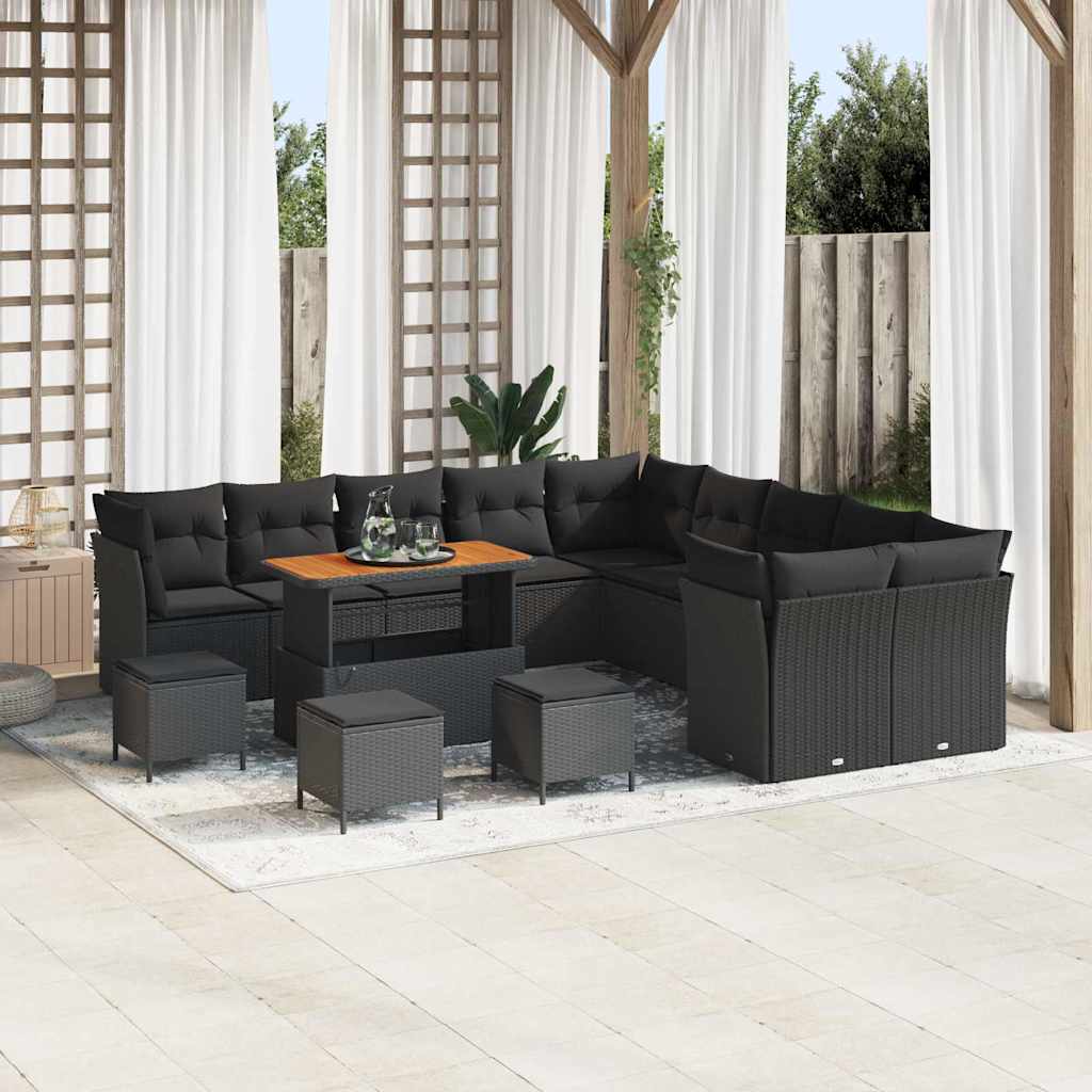 Tuin Sofa Set 13 Pcs Poly Rattan