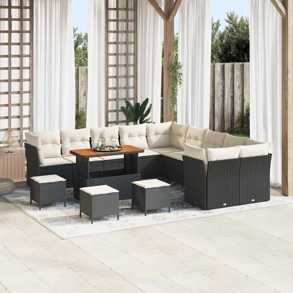 Tuin Sofa Set 13 Pcs Poly Rattan