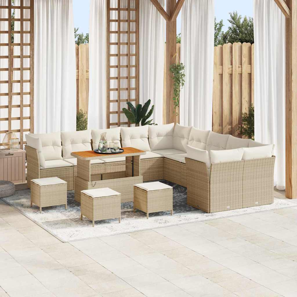 Tuin Sofa Set 13 Pcs Poly Rattan