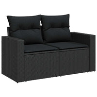 Tuin Sofa Set In Hoogte Verstelbaar 11 Pcs Poly Rattan