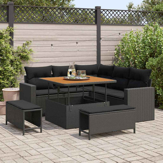 Tuin Sofa Set 8 Pcs Poly Rattan