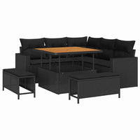Tuin Sofa Set 8 Pcs Poly Rattan
