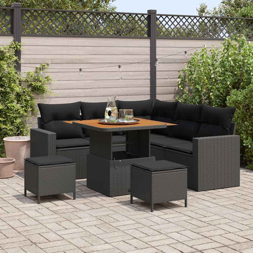 Tuin Sofa Set 8 Pcs Poly Rattan