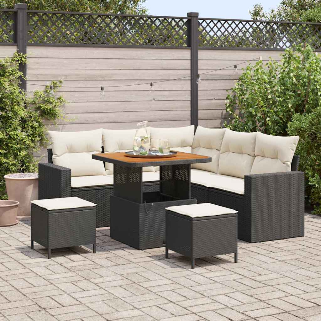 Tuin Sofa Set 8 Pcs Poly Rattan