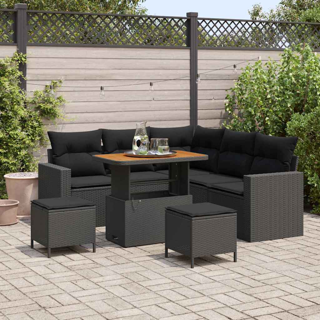 Tuin Sofa Set 8 Pcs Poly Rattan