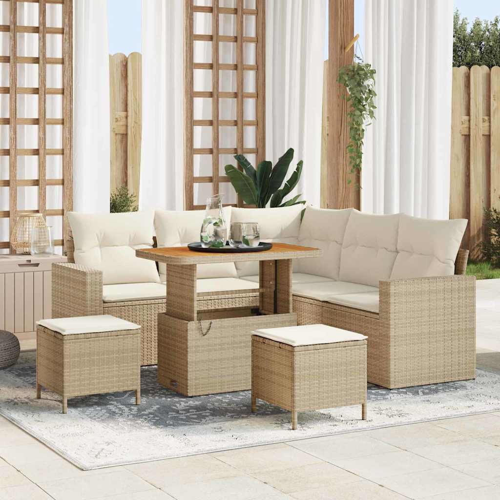 Tuin Sofa Set 8 Pcs Poly Rattan