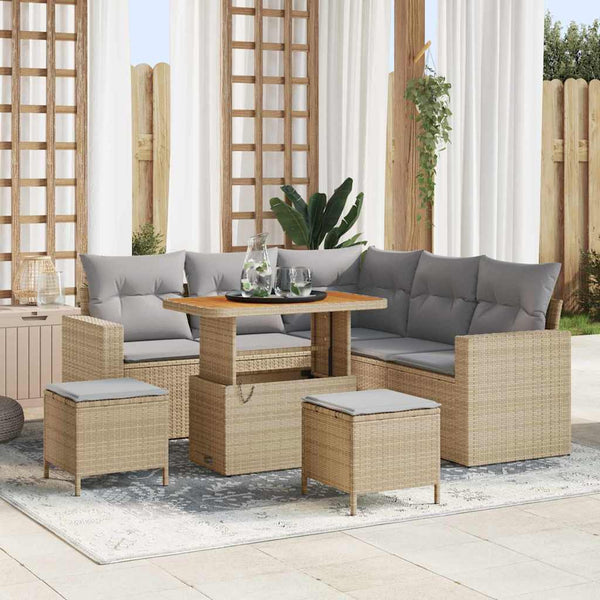 Tuin Sofa Set 8 Pcs Poly Rattan