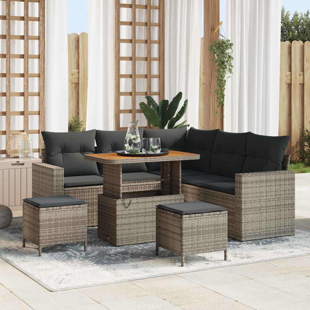 Tuin Sofa Set 8 Pcs Poly Rattan