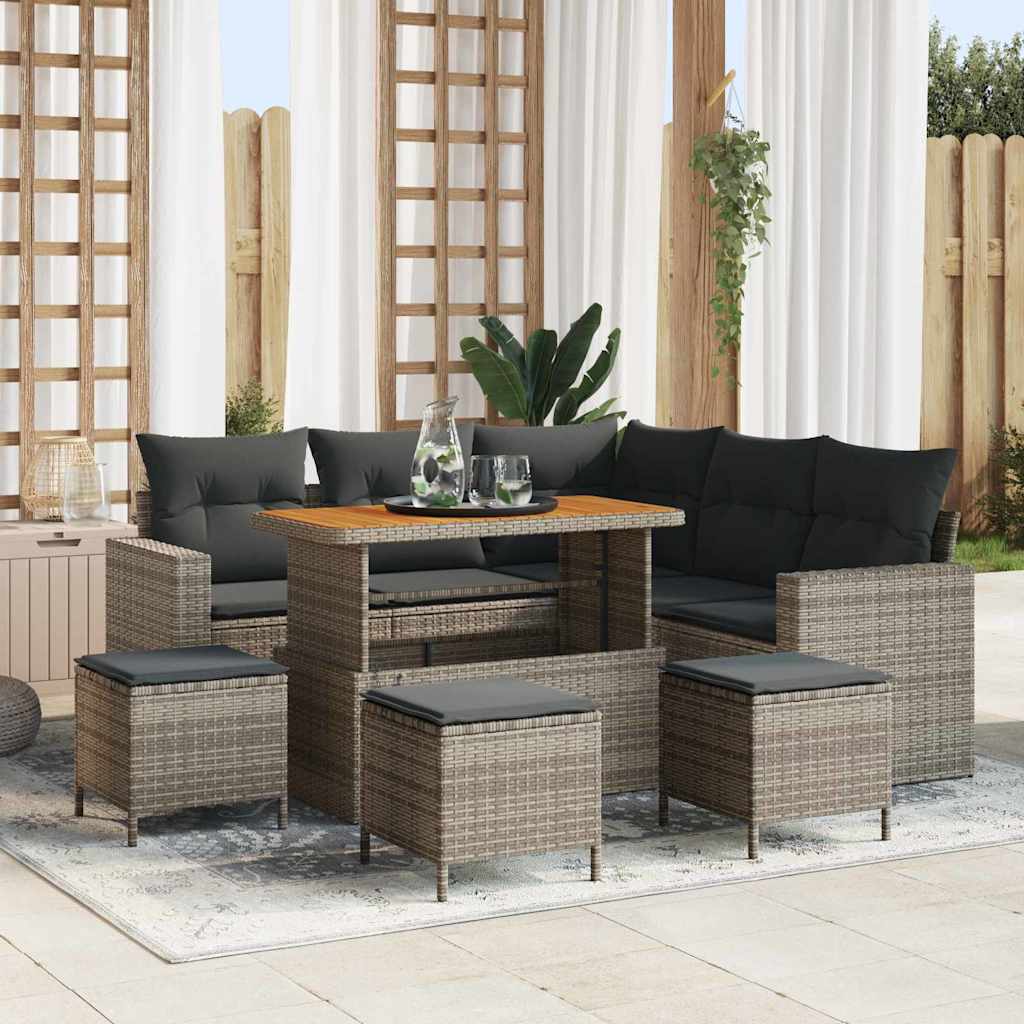 Tuin Sofa Set 8 Pcs Poly Rattan