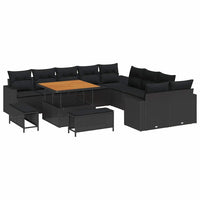 Tuin Sofa Set 13 Pcs Poly Rattan