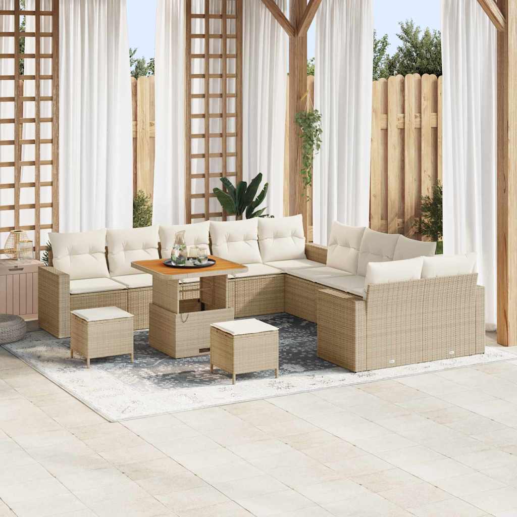 Tuin Sofa Set 13 Pcs Poly Rattan
