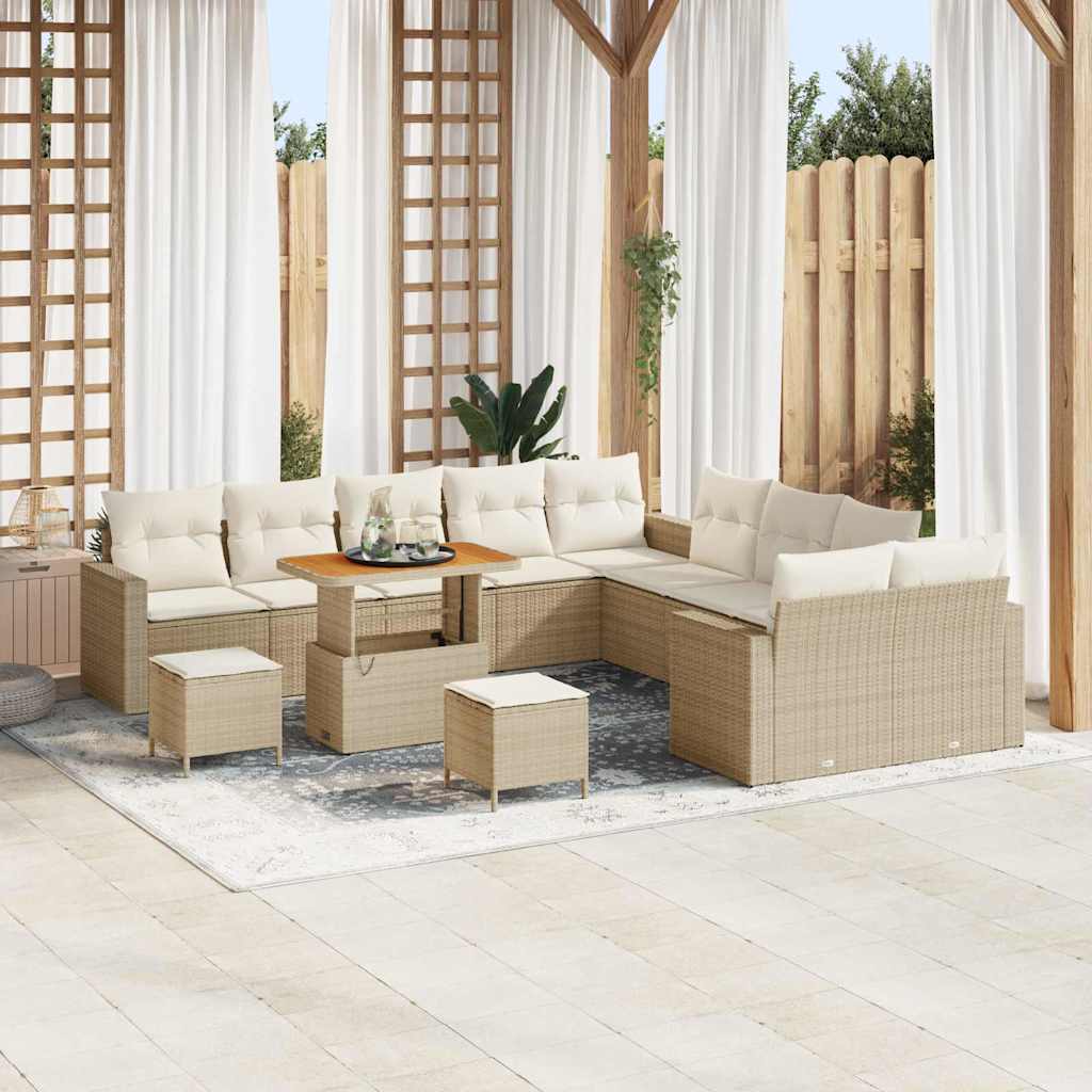 Tuin Sofa Set 13 Pcs Poly Rattan