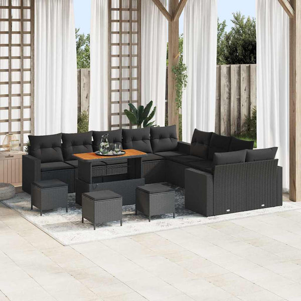 Tuin Sofa Set 13 Pcs Poly Rattan