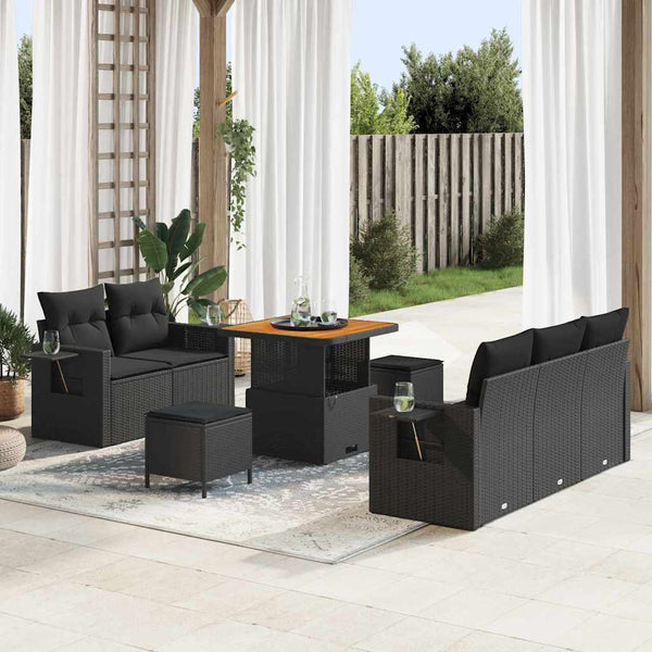 Tuin Sofa Set 8 Pcs Poly Rattan