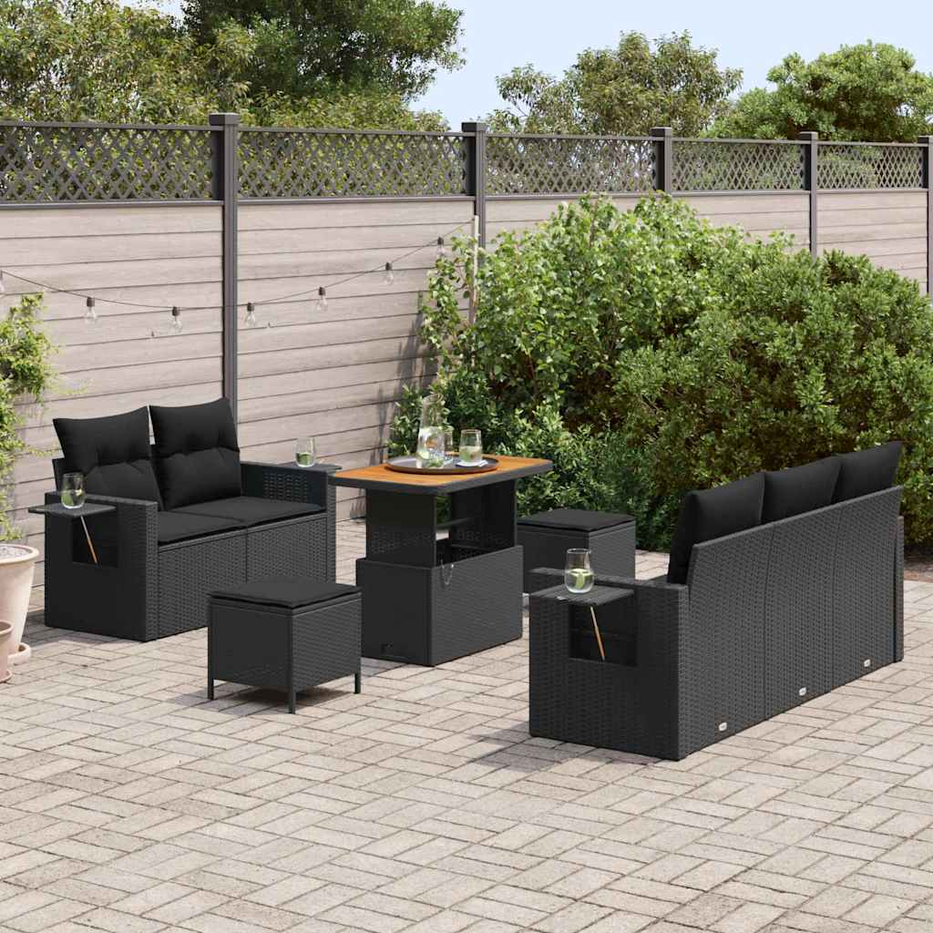 Tuin Sofa Set 8 Pcs Poly Rattan