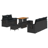 Tuin Sofa Set 8 Pcs Poly Rattan