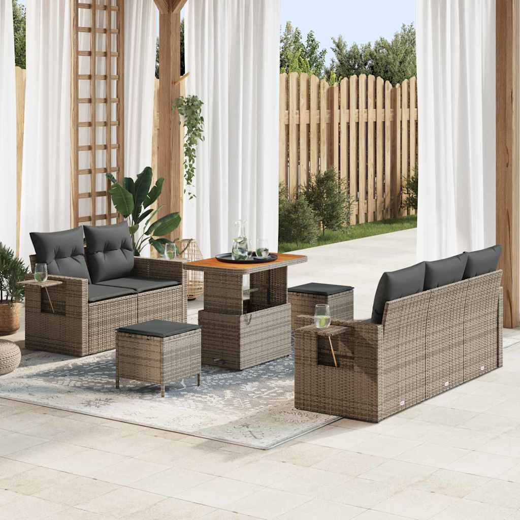 Tuin Sofa Set 8 Pcs Poly Rattan