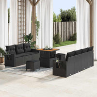 Tuin Sofa Set 10 Pcs Poly Rattan