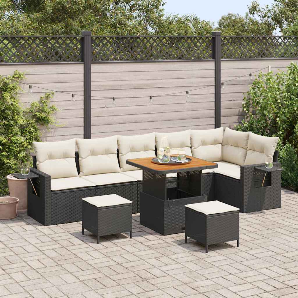 Tuin Sofa Set 9 Pcs Poly Rattan