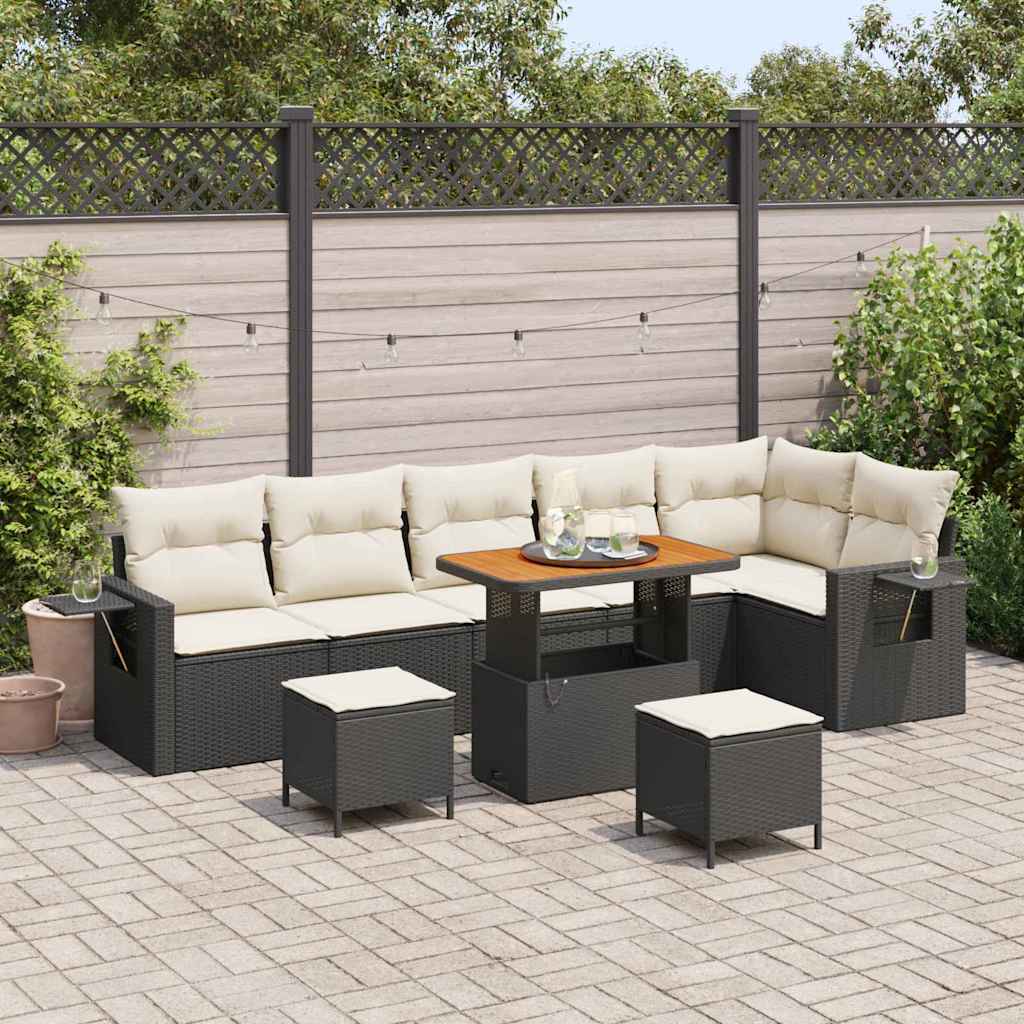 Tuin Sofa Set 9 Pcs Poly Rattan