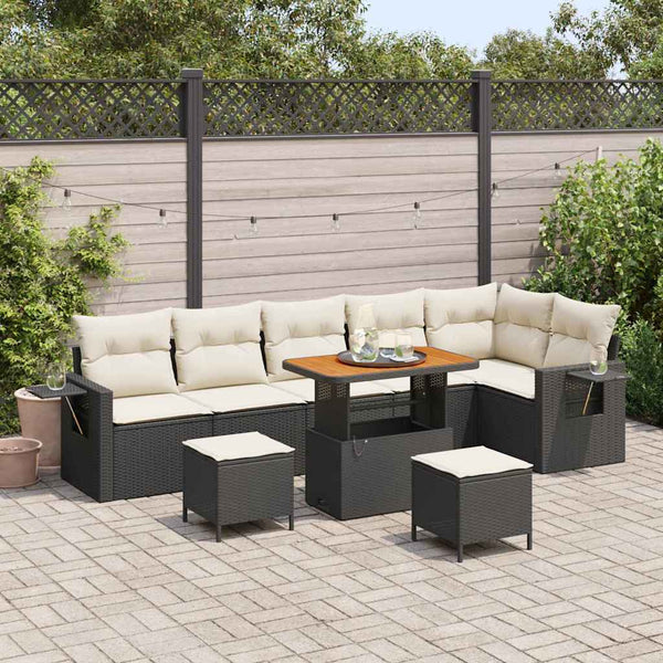 Tuin Sofa Set 9 Pcs Poly Rattan