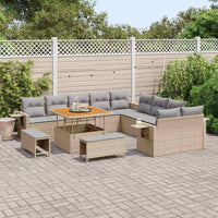 Tuin Sofa Set 13 Pcs Poly Rattan