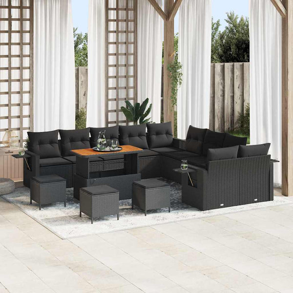 Tuin Sofa Set 13 Pcs Poly Rattan