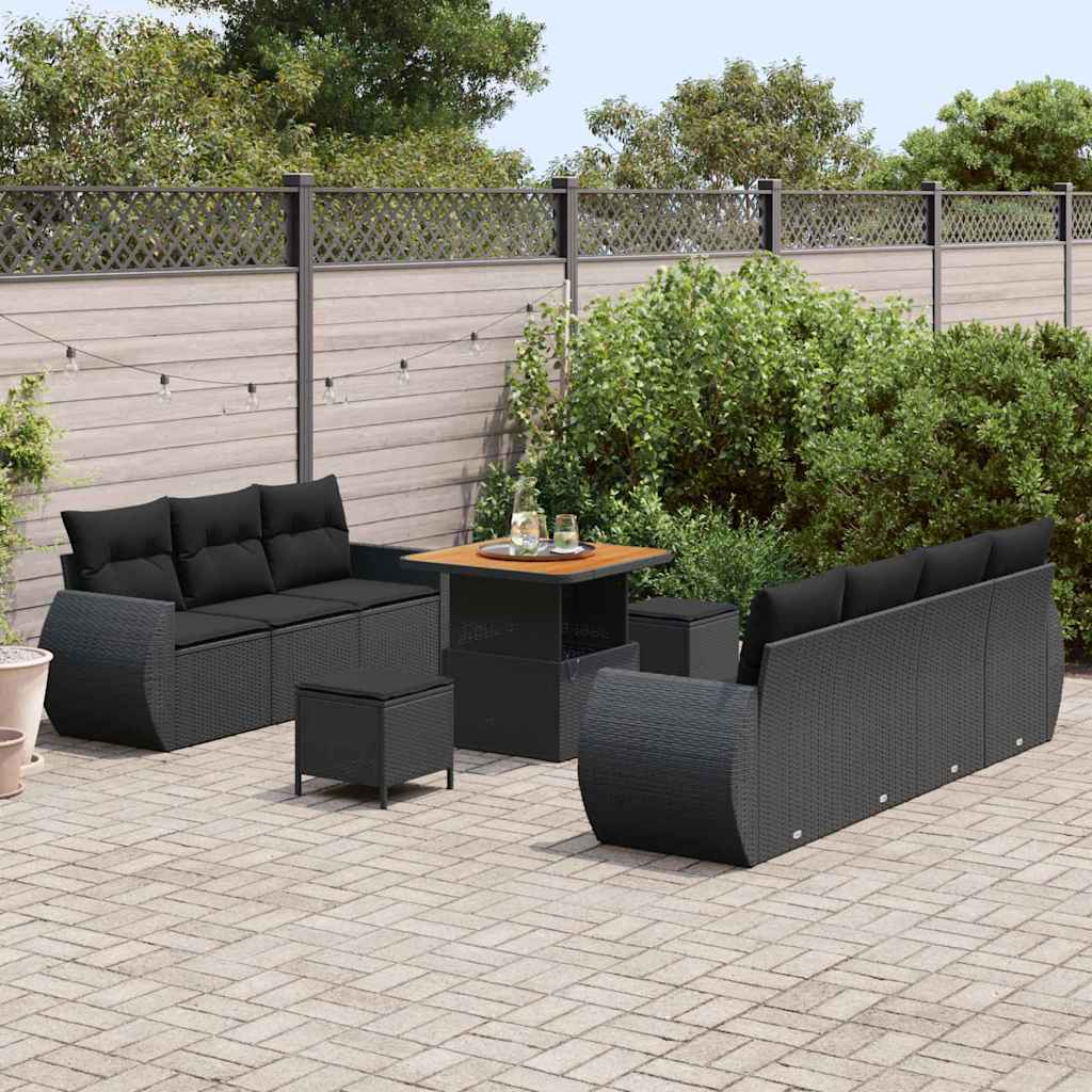 Tuin Sofa Set 10 Pcs Poly Rattan
