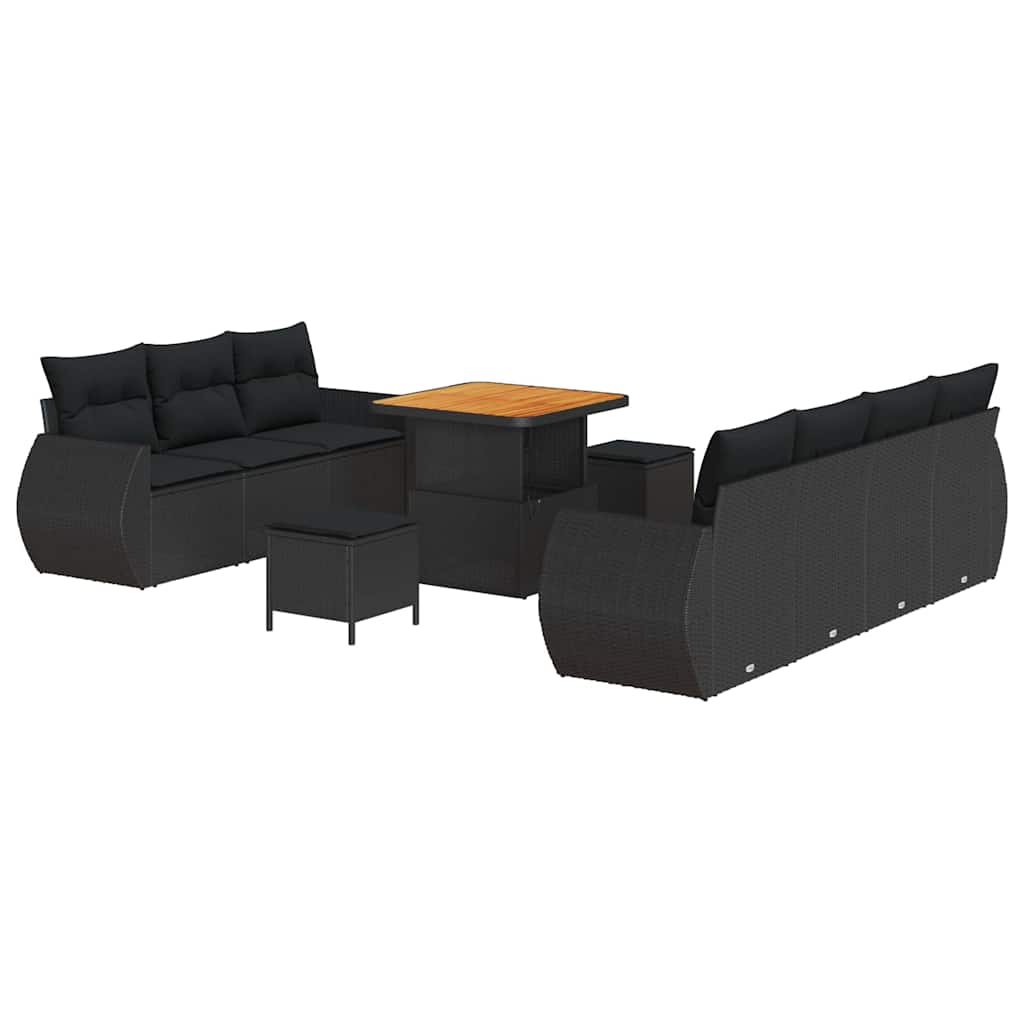 Tuin Sofa Set 10 Pcs Poly Rattan