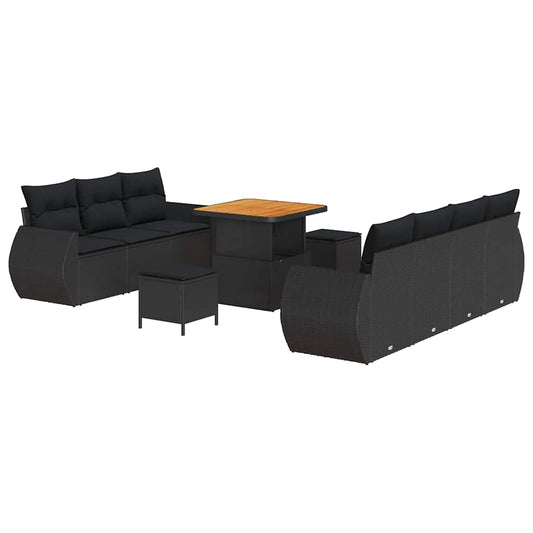 Tuin Sofa Set 10 Pcs Poly Rattan