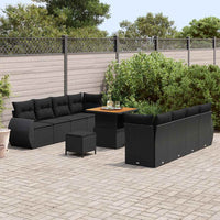 Tuin Sofa Set 11 Pcs Poly Rattan