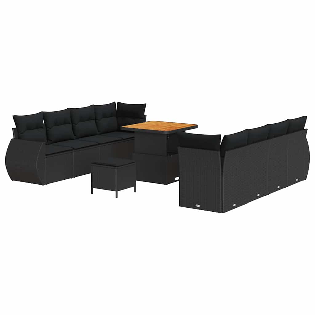 Tuin Sofa Set 11 Pcs Poly Rattan