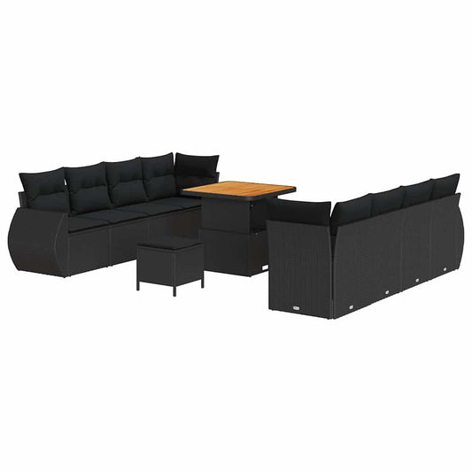 Tuin Sofa Set 11 Pcs Poly Rattan