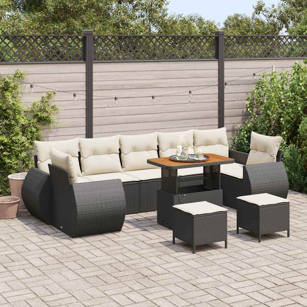 Tuin Sofa Set 10 Pcs Poly Rattan