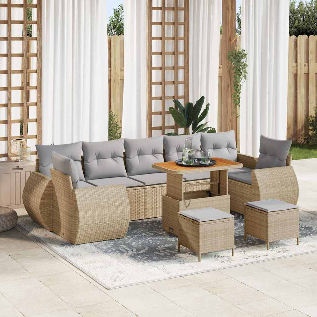 Tuin Sofa Set 10 Pcs Poly Rattan