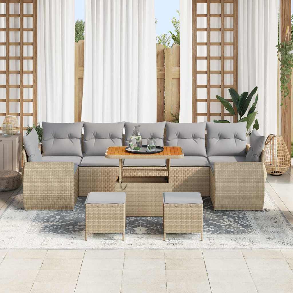 Tuin Sofa Set 10 Pcs Poly Rattan