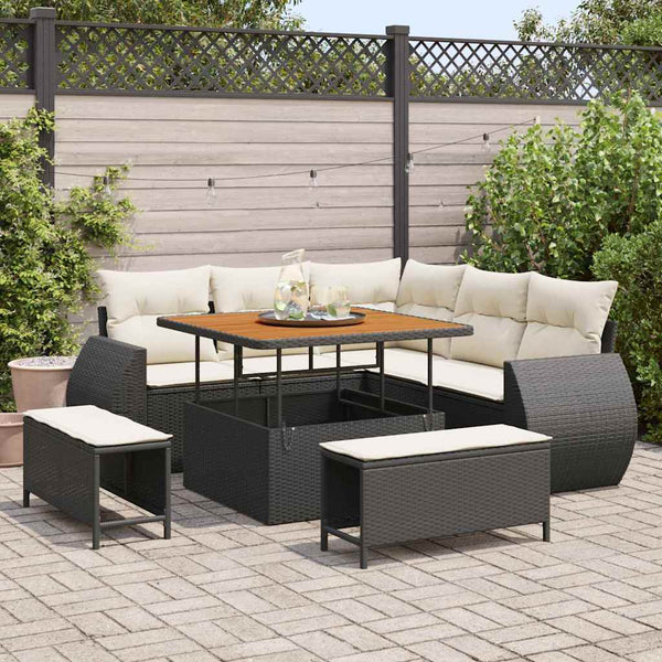 Tuin Sofa Set 8 Pcs Poly Rattan