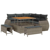 Tuin Sofa Set 8 Pcs Poly Rattan