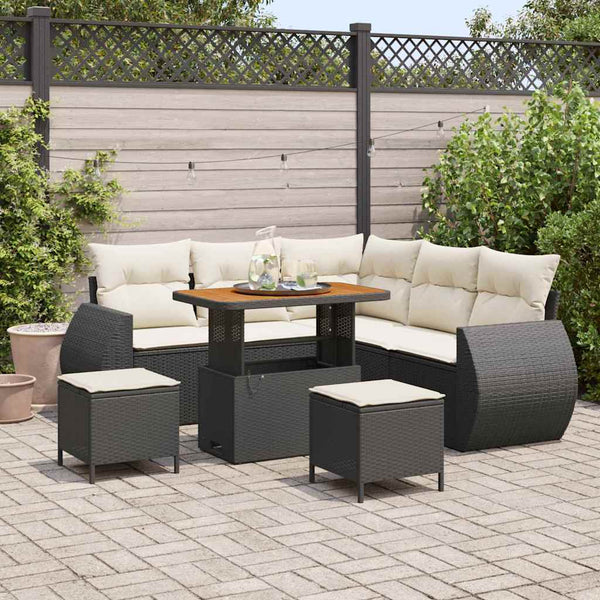 Tuin Sofa Set 8 Pcs Poly Rattan