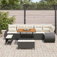 Tuin Sofa Set 9 Pcs Poly Rattan