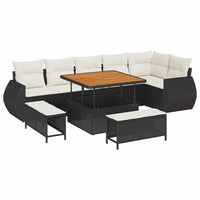Tuin Sofa Set 9 Pcs Poly Rattan