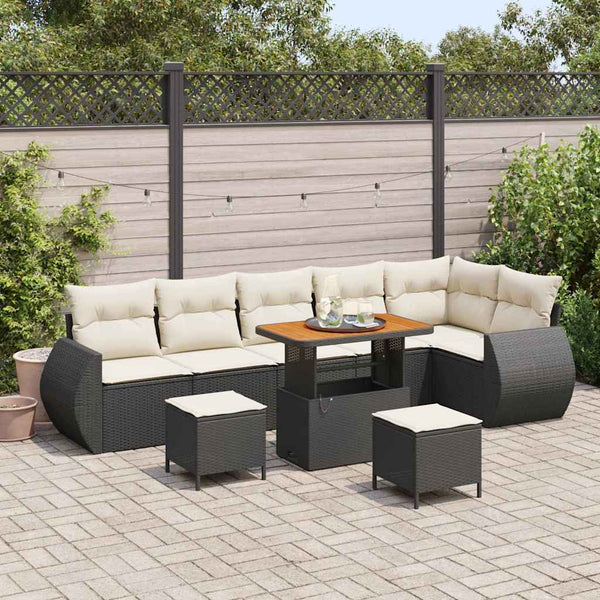 Tuin Sofa Set 9 Pcs Poly Rattan