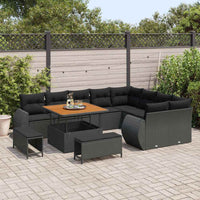 Tuin Sofa Set 12 Pcs Poly Rattan