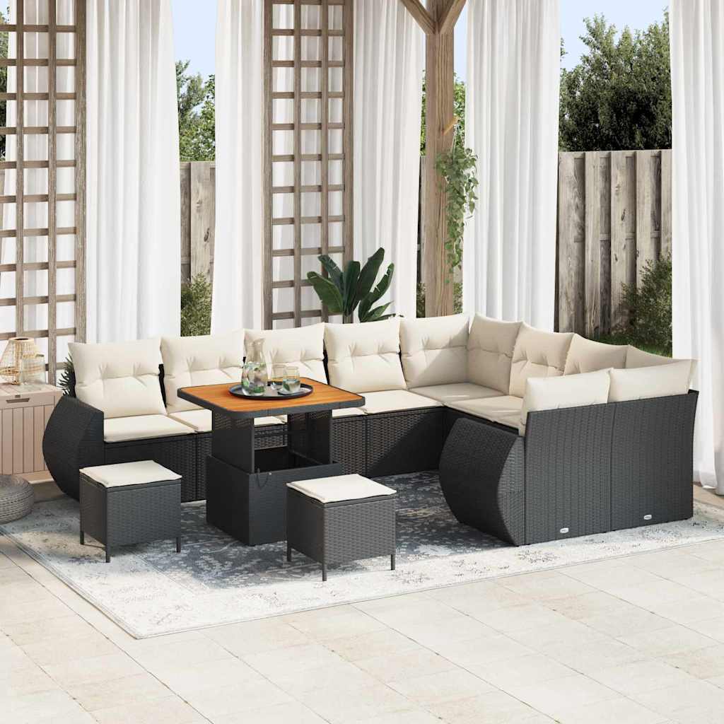 Tuin Sofa Set 12 Pcs Poly Rattan