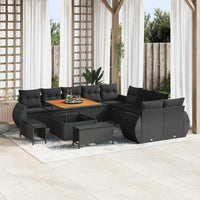 Tuin Sofa Set 13 Pcs Poly Rattan