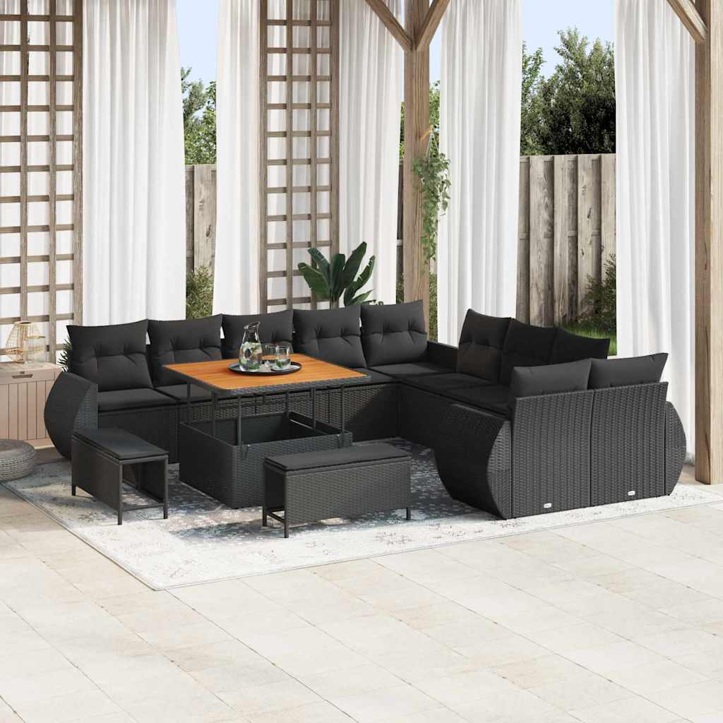 Tuin Sofa Set 13 Pcs Poly Rattan